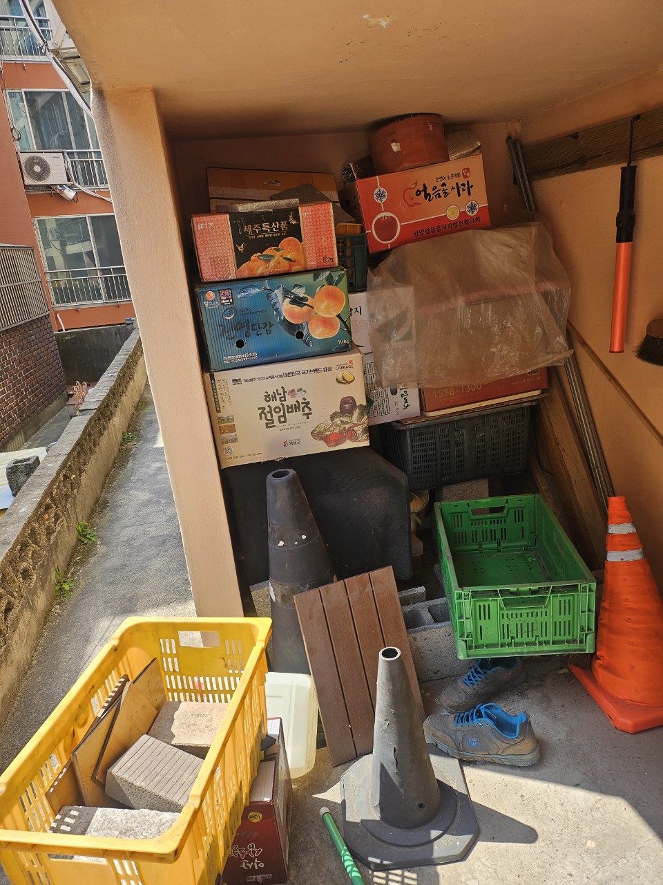 경남·부산·울산 유품정리 전 사진